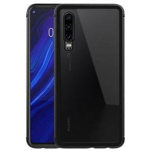 Love Mei Shadow Huawei P30 Hybrid Case - Zwart / Transparant