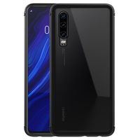 Love Mei Shadow Huawei P30 Hybrid Case - Zwart / Transparant