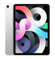 Refurbished iPad Air 4 256 GB 4G Zilver  Als nieuw - thumbnail
