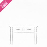 Sidetable Beaufort 120x40 | Hout  | Eikenhout | Bruin Donkerbruin - thumbnail