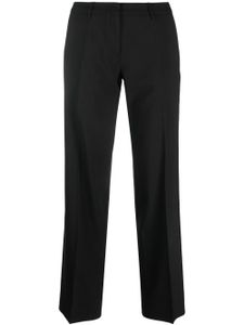 Boglioli pantalon en laine vierge à taille mi-haute - Noir