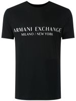 Armani Exchange t-shirt à logo imprimé - Bleu - thumbnail