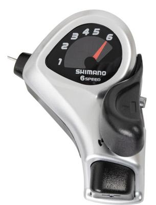 Shimano Versteller rechts 6 speed st-tx50 - zwart/zilver