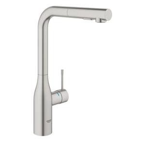 Grohe Essence Keukenmengkraan  met uittrekbare handdouche supersteel