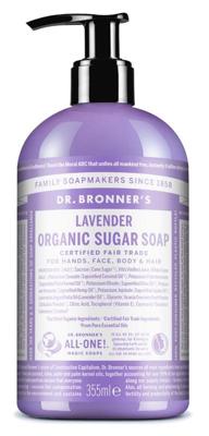 Dr Bronners Lavendel suiker zeep bio 355 Milliliter