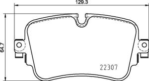 Remmenset, remschijf BREMBO, Remschijftype: Binnen geventileerd, Inbouwplaats: Achteras: , u.a. für Audi, VW