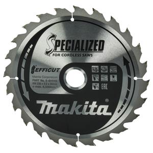 Makita Cirkelzaagblad voor Hout | Efficut | Ø 235mm Asgat 30mm 24T - E-01915