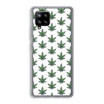 Weed: Samsung Galaxy A42 5G Transparant Hoesje