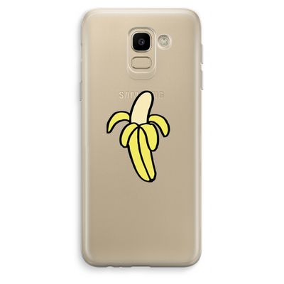 Banana: Samsung Galaxy J6 (2018) Transparant Hoesje