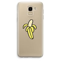 Banana: Samsung Galaxy J6 (2018) Transparant Hoesje