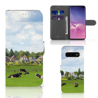 Samsung Galaxy S10 Plus Telefoonhoesje met Pasjes Koeien