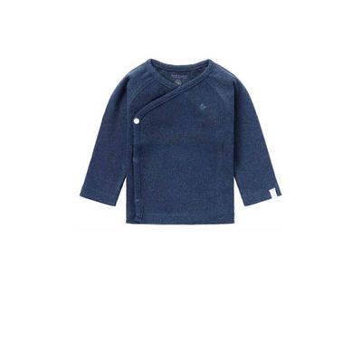Noppies baby longsleeve Nanyuki met borduursels donkerblauw