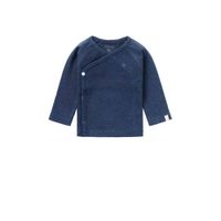 Noppies baby longsleeve Nanyuki met borduursels donkerblauw - thumbnail