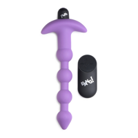 XR Brands Vibrating Silicone Anal Beads and Remote Control