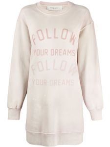 Golden Goose robe-sweat à imprimé graphique - Rose