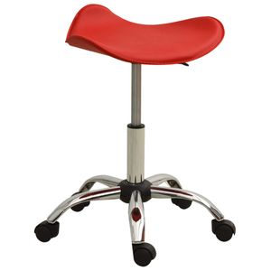 VidaXL Salonkruk kunstleer rood