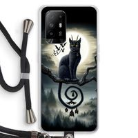 Moonlight Companions: Oppo A95 5G Transparant Hoesje met koord