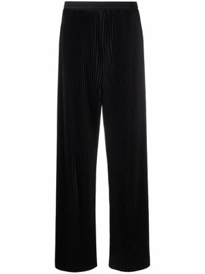 Fabiana Filippi pantalon plissé à coupe droite - Noir