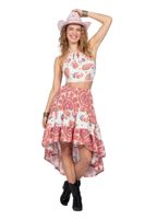 Festival Outfit Dames High Low - thumbnail