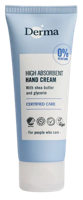 Derma High Absorbent Hand Cream Parfumvrij