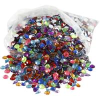 Creativ Company Strasstenen, afm 5 mm, 3000 stuk/ 1 doos