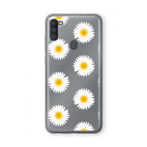 Margrietjes: Samsung Galaxy A11 Transparant Hoesje