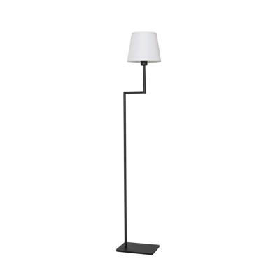 Lyora VloerlampSavona zwart met witte kap - 9919153