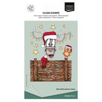 Vaessen Creative • clear stamps rendier 1 14st.