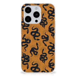 TPU Hoesje voor iPhone 15 Pro Snakes