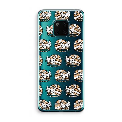 Slapende poes: Huawei Mate 20 Pro Transparant Hoesje
