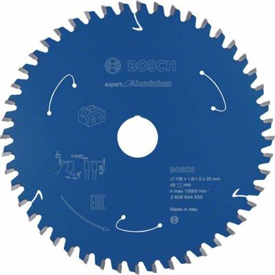 Bosch Accessories Bosch Power Tools 2608644535 Cirkelzaagblad 136 x 20 mm Aantal tanden: 48 1 stuk(s)