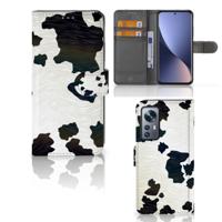 Xiaomi 12 | 12X | Telefoonhoesje | Met pasjeshouder | Koeienvlekken