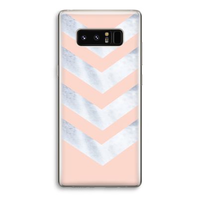 Marmeren pijlen: Samsung Galaxy Note 8 Transparant Hoesje