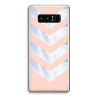 Marmeren pijlen: Samsung Galaxy Note 8 Transparant Hoesje