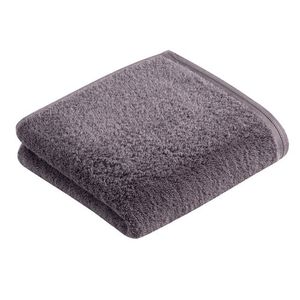 Vossen Vossen handdoek Vegan Life dunkelgrau 50x100