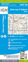 Wandelkaart - Topografische kaart 1643SB Aire-sur-l'Adour | IGN - Institut Géographique National - thumbnail