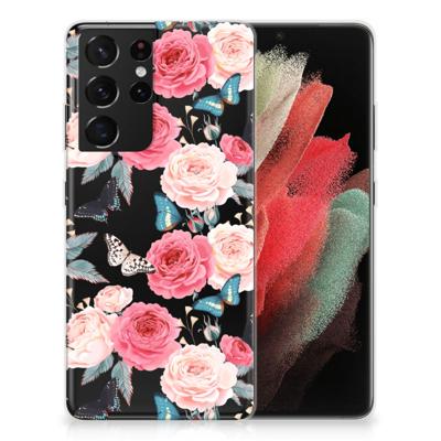 Samsung Galaxy S21 Ultra | TPU Case | Butterfly Roses Samsung Galaxy S21 Ultra | TPU Case | Butterfly Roses