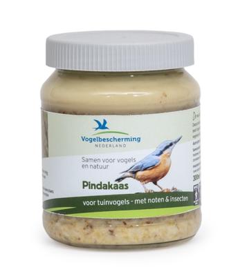 vogelpindakaas noten en insecten 300 gram - Vogelbescherming nederland