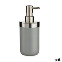 Zeepdispenser Berilo Grijs Plastic 350 ml 8 x 17 x 9 cm (6 Stuks)