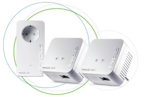 Devolo Magic 1 WiFi mini Multiroom Kit NL Powerline WiFi netwerkkit 8575 NL Powerline, WiFi 1200 MBit/s