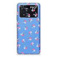 TPU bumper voor Xiaomi Poco M4 Pro 4G Unicorns - thumbnail