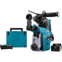 Makita DHR242RTJW Accu Combihamer SDS+ 2J incl. Stofafzuiging 18V 5.0Ah in Mbox