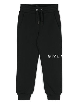 Givenchy Kids pantalon de jogging à logo imprimé - Noir