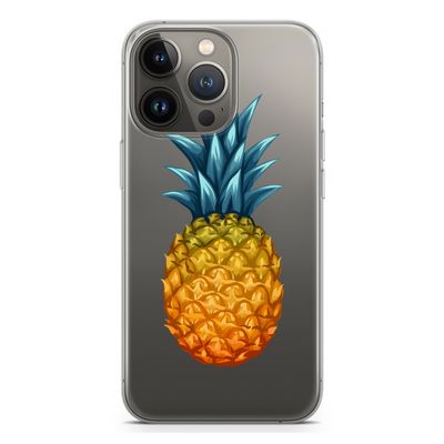 Grote ananas: iPhone 13 Pro Transparant Hoesje