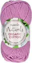 Stylecraft Naturals - Organic Cotton DK 7184 Mauve