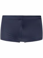Emporio Armani short de bain à patch logo - Bleu Emporio Armani short de bain à patch logo - Bleu