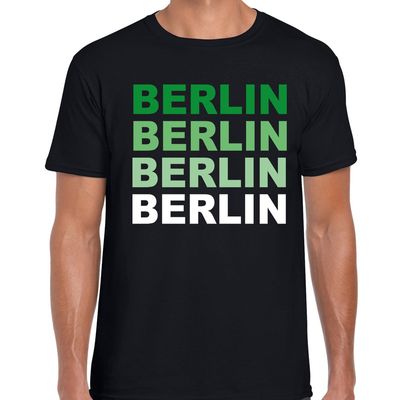Berlin / Berlijn t-shirt zwart voor heren Berlin / Berlijn t-shirt zwart voor heren