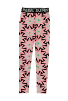 SUPERREBEL Meisjes legging Pearl - Star AOP - thumbnail