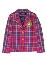 Versace Kids blazer à motif Medusa Head - Violet - thumbnail