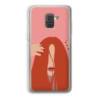 Woke up like this: Samsung Galaxy A8 (2018) Transparant Hoesje